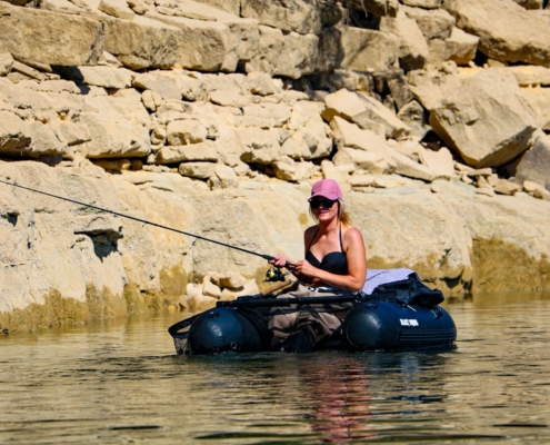Geh einfach Bellyboot fahren im Stausee oder als Rafting Tour